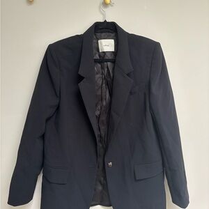 Elegant Black Blazer by Wilfred